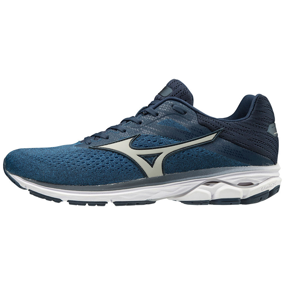 Mizuno WAVE RIDER 23 - Erkek Koşu Ayakkabısı - Mavi Türkiye (QCGPAW-309)